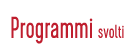 Programmi svolti